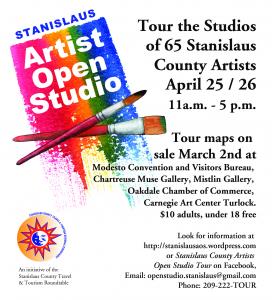 April 25 And 26 Stanislaus Artist Open Studio Tour